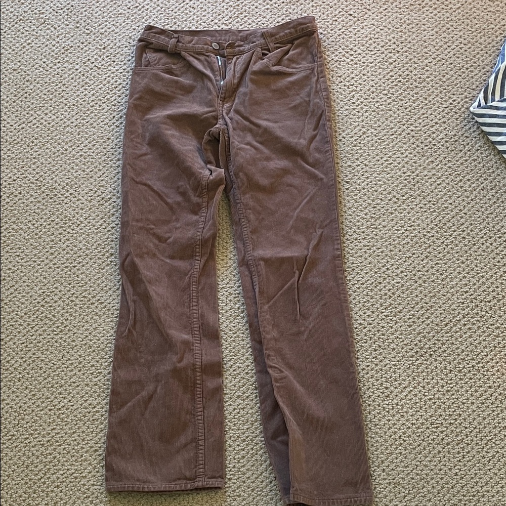 Brandy Melville J. Galt Brown Corduroy Women Jeans